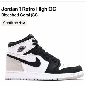 Jordan 1 Retro High OG Bleached Coral Sneakers